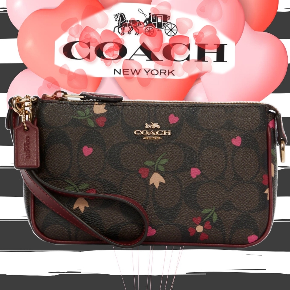 Coach Nolita 19 With Heart Petal Print